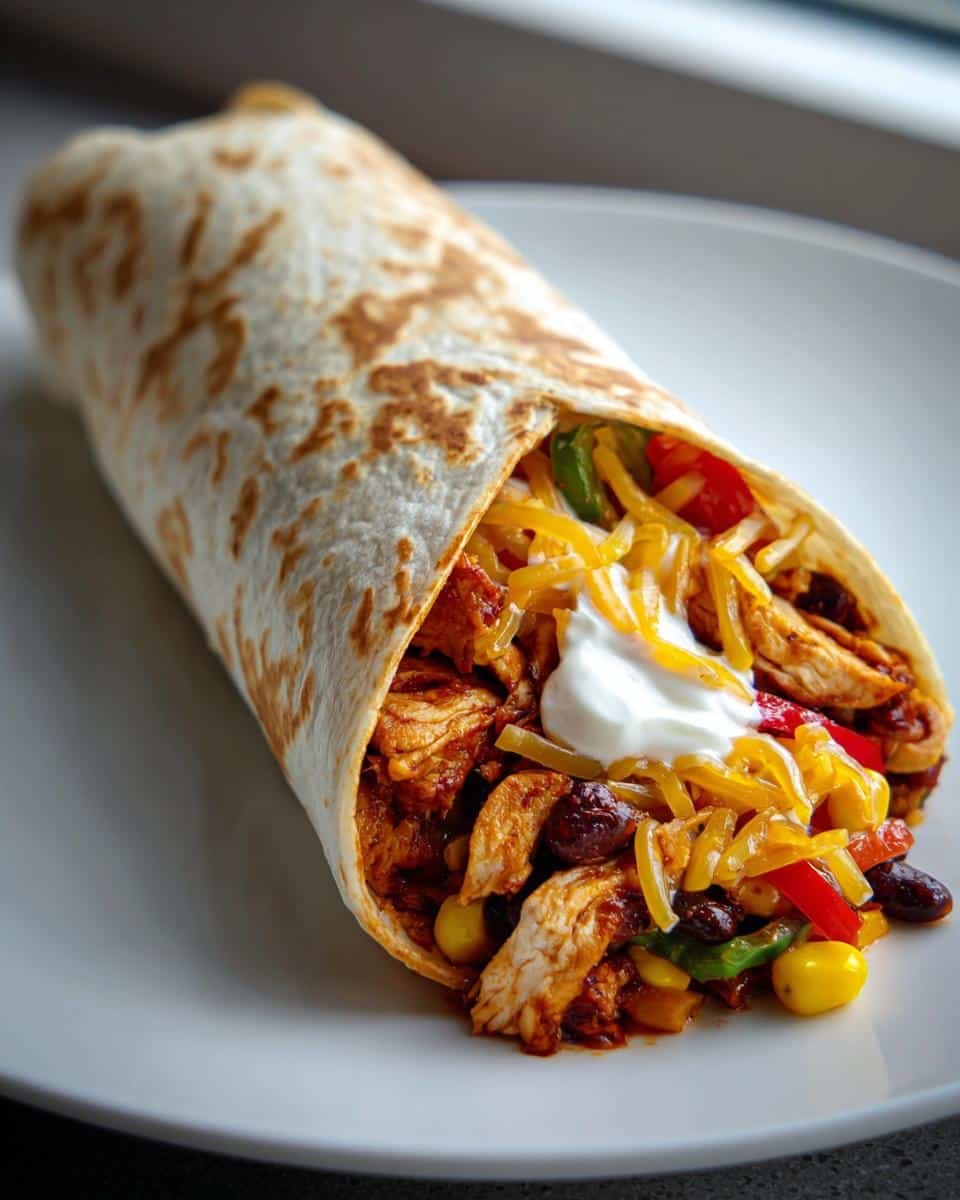Southwest Chicken Wraps - detail 1