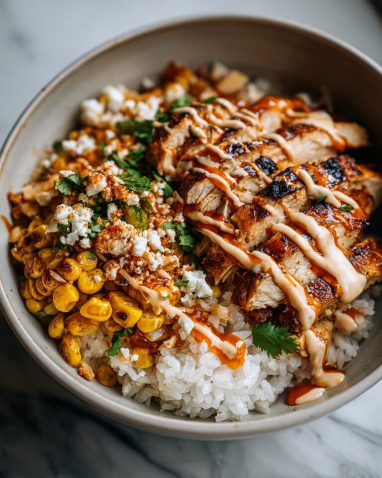 Street Corn Chicken Rice Bowl