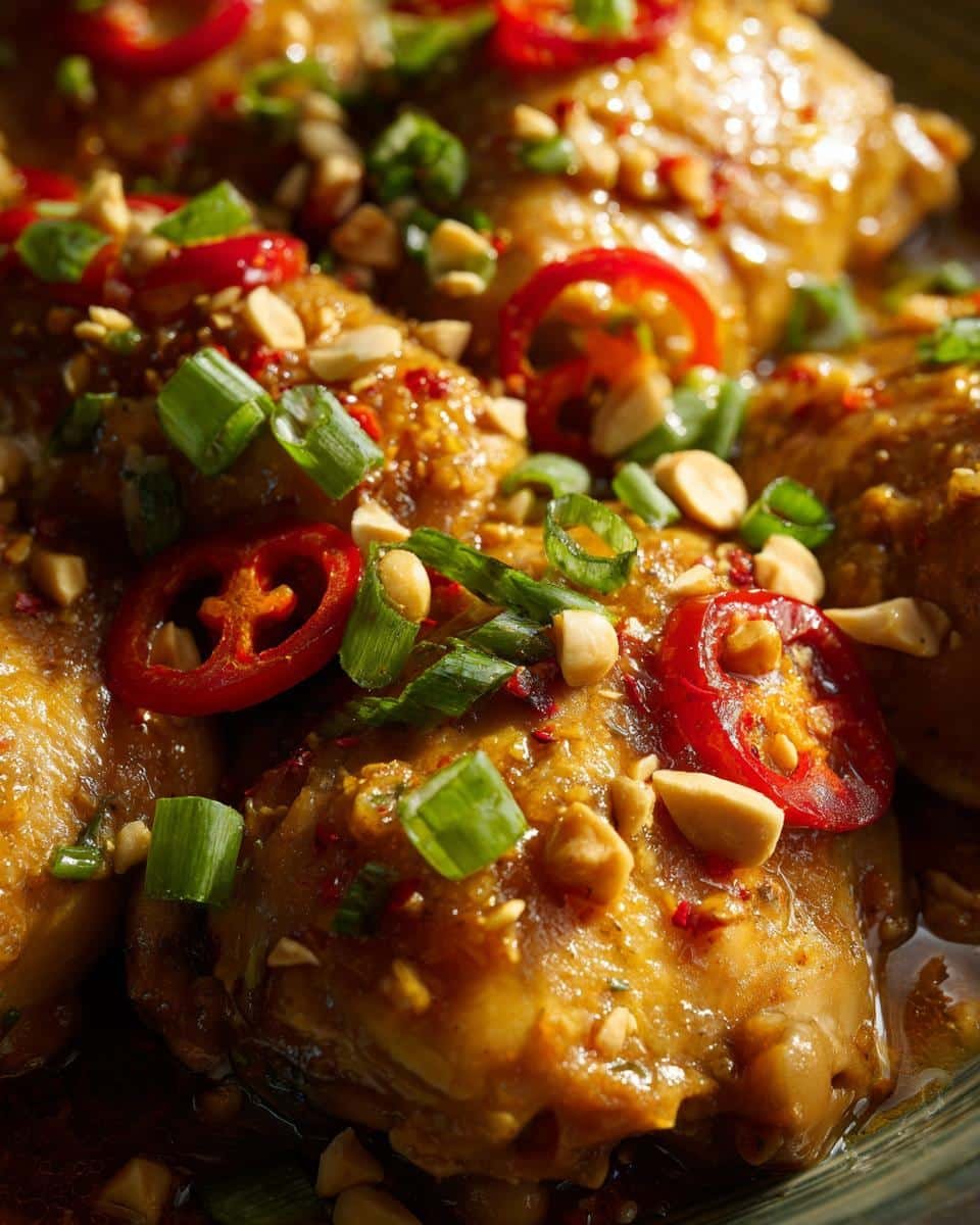 Irresistible 4-Hour Crockpot Thai Peanut Chicken Recipe 3 crockpot thai peanut chicken - detail 3