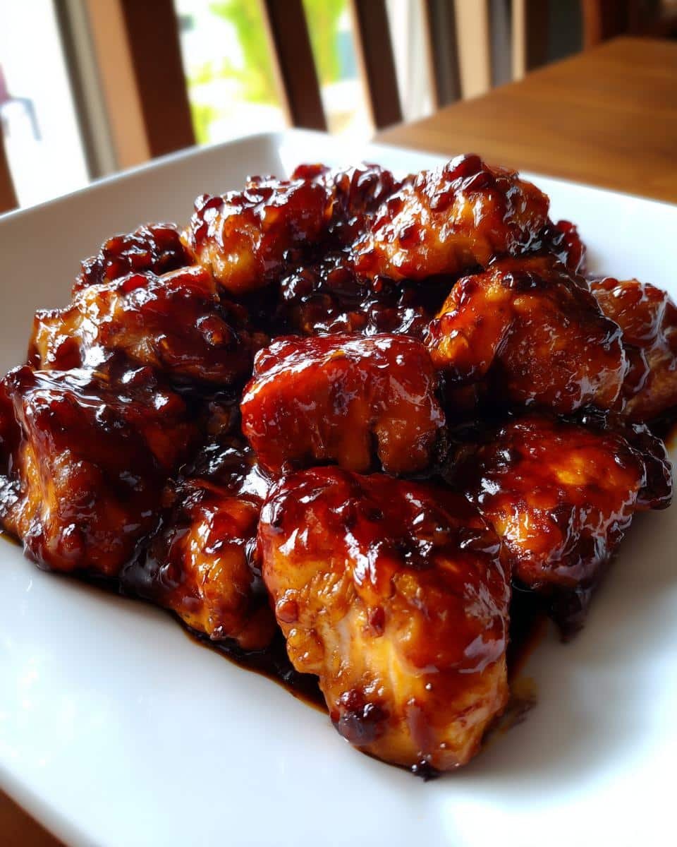 3-Ingredient Honey Garlic Slow Cooker Chicken That Melts in Your Mouth 2 honey garlic slow cooker chicken - detail 2