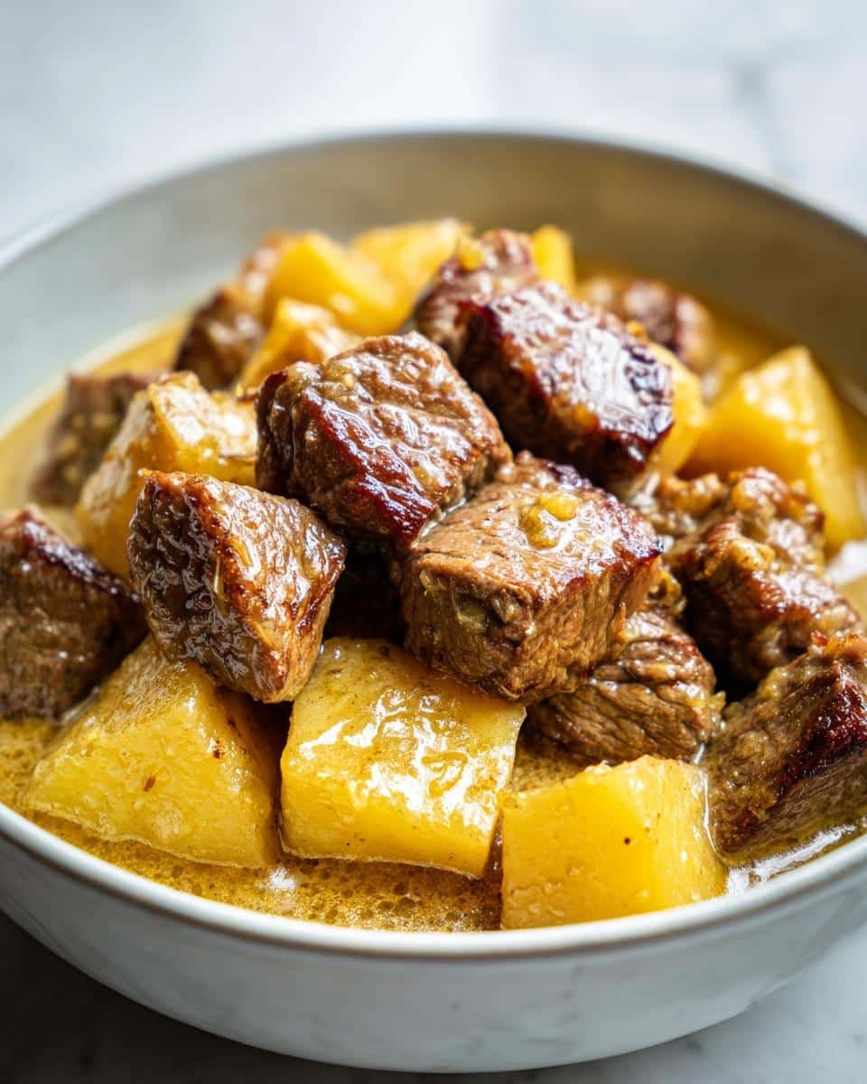 Slow Cooker Garlic Butter Beef with Potatoes: 7-Hour Comfort Bliss 1 slow cooker garlic butter beef with potatoes - detail 1